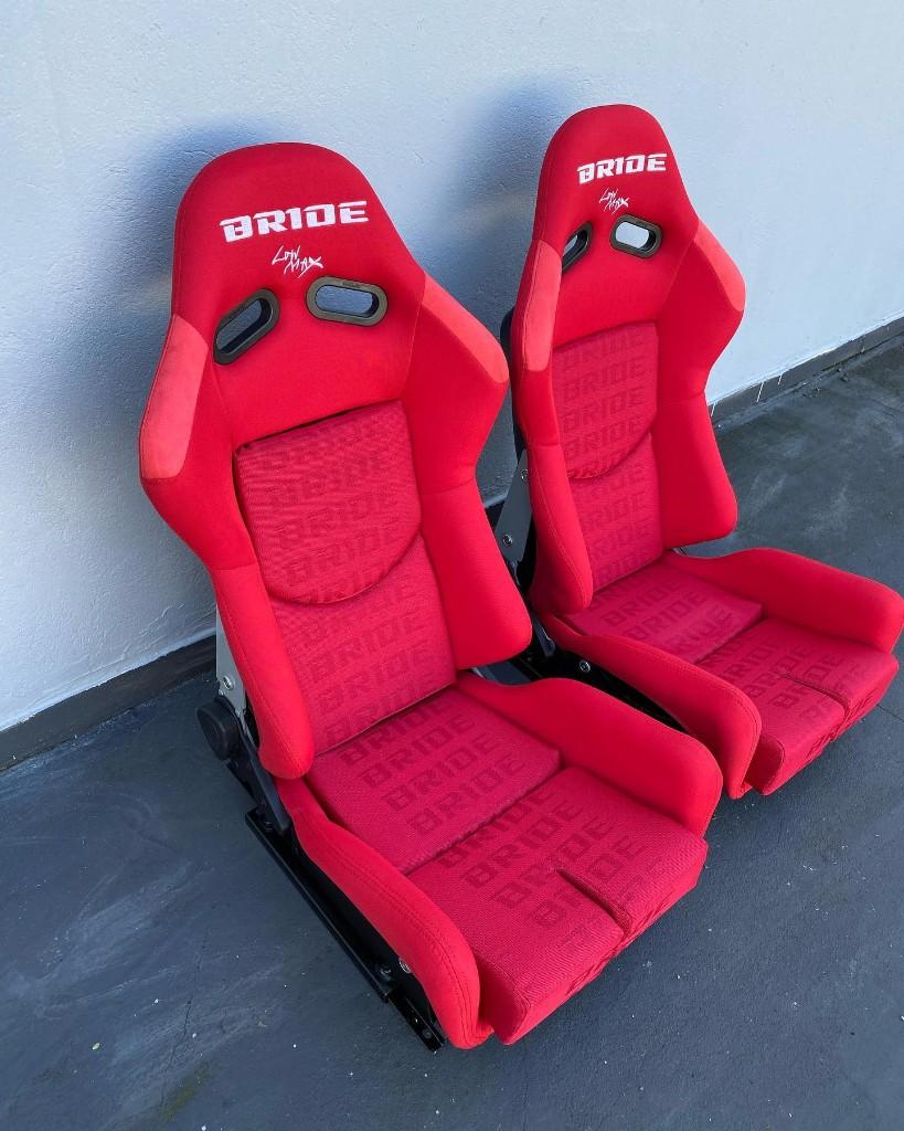 Bride Gias Low Max Rood sportstoel kuipstoel, Auto diversen, Ophalen of Verzenden