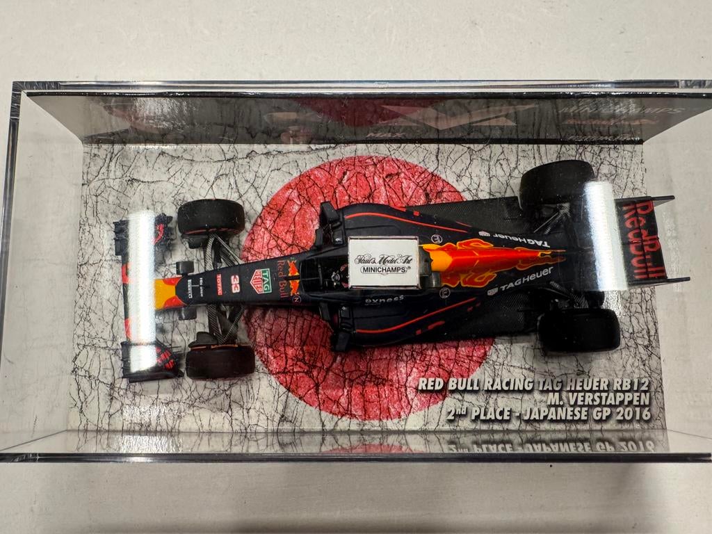 Max Verstappen 1:43 RB12, Hobby en Vrije tijd, Modelauto's | 1:43, Ophalen of Verzenden, Zo goed als nieuw, Auto, Overige merken
