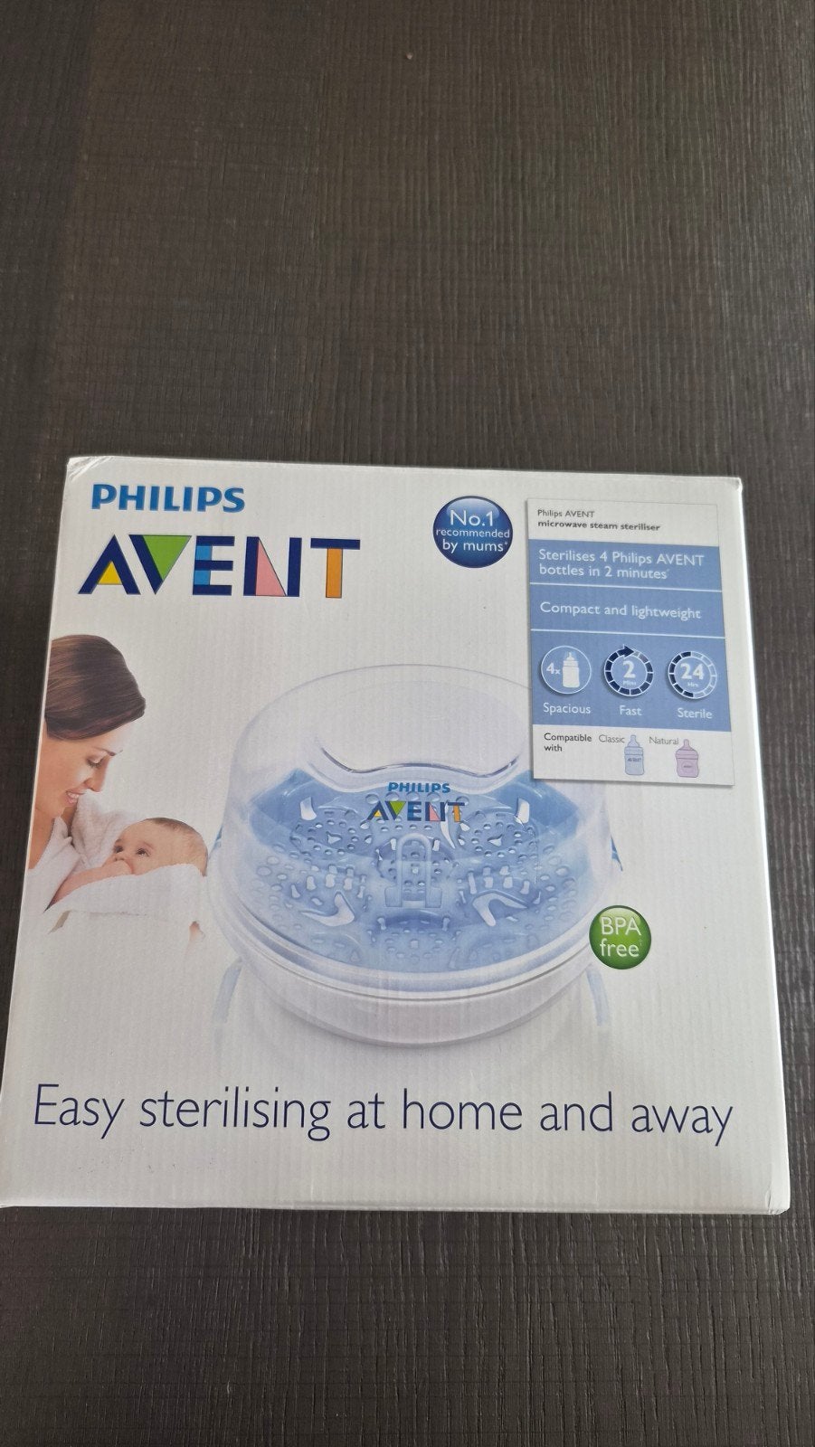 Avent magnetron stoomsterilisator, Ophalen, Zo goed als nieuw