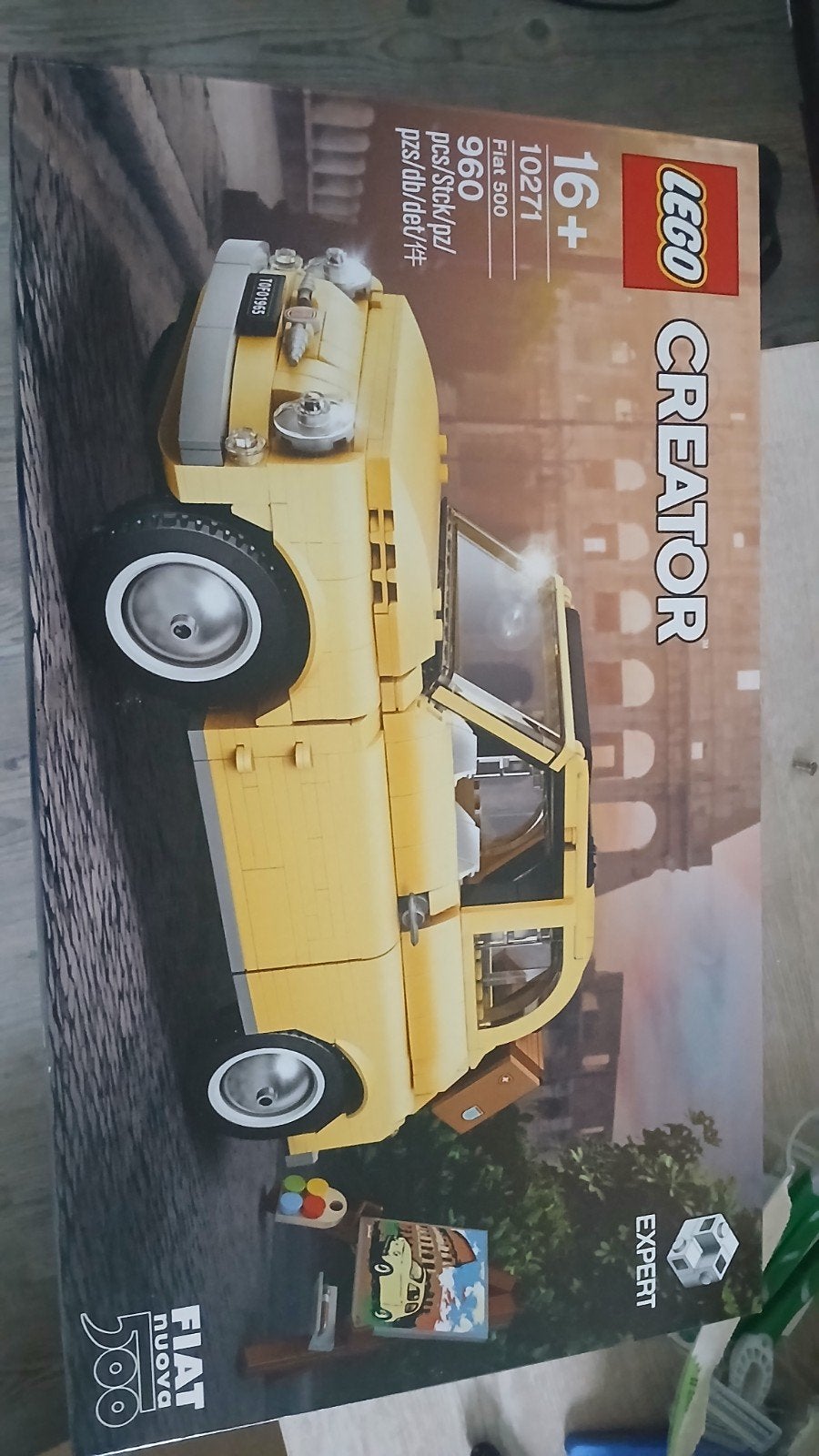 LEGO Creator Expert Fiat 500 (10271) - Nieuw in doos, Inclusief doos, Lego, Nieuw, Ophalen of Verzenden