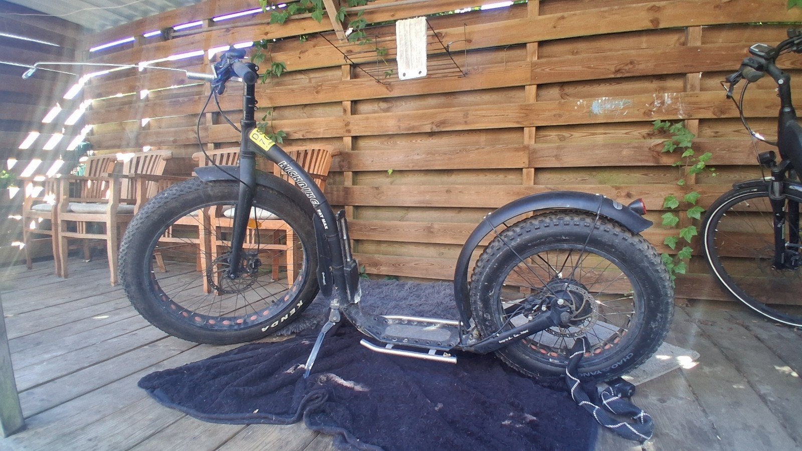 Fatmax elektrische offroad step met kenteken, Fietsen en Brommers, Steps, Ophalen, Gebruikt, Kickbike, Fat max
