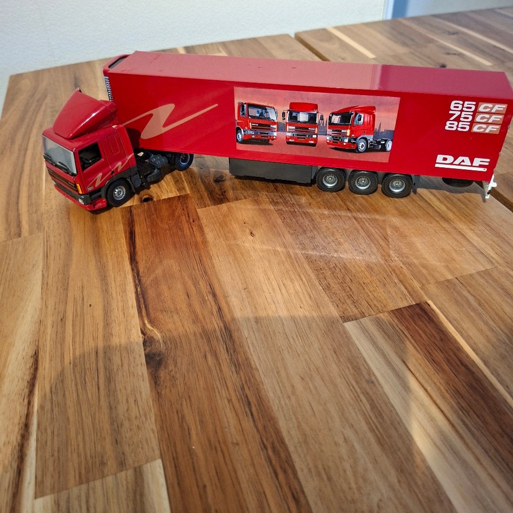DAF CF 65/75/85 Vrachtwagen met Trailer Model tekno div DAF., Ophalen of Verzenden, Zo goed als nieuw, Bus of Vrachtwagen, Tekno