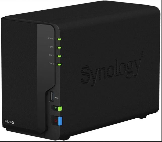 Te koop: Synology DS218+ NAS met 6GB RAM incl 4TB schijven, Ophalen of Verzenden, Zo goed als nieuw
