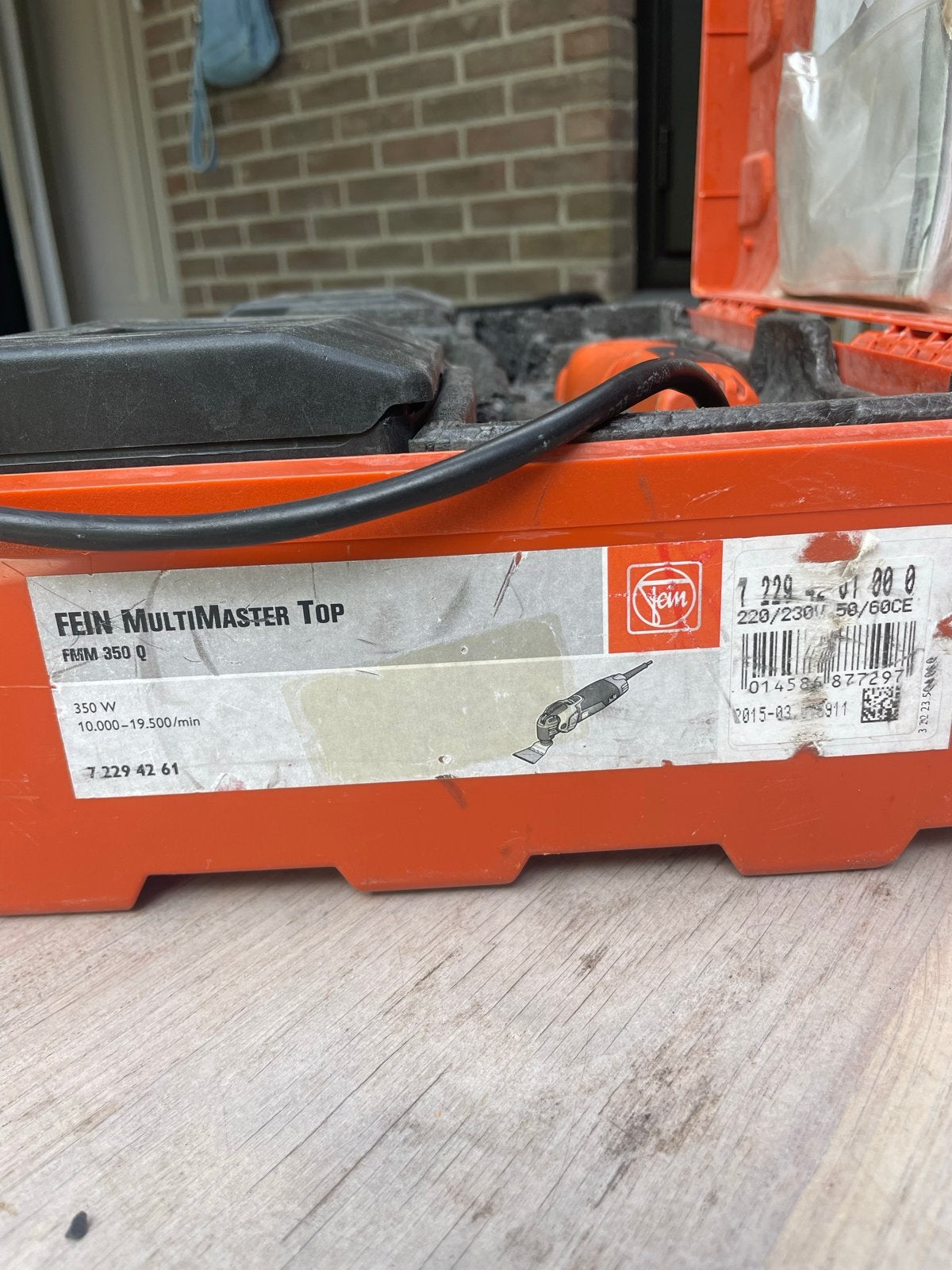 FEIN MultiMaster Top FMM 350 Q Multitool in koffer, Doe-het-zelf en Verbouw, Gereedschap | Handgereedschap, Ophalen of Verzenden