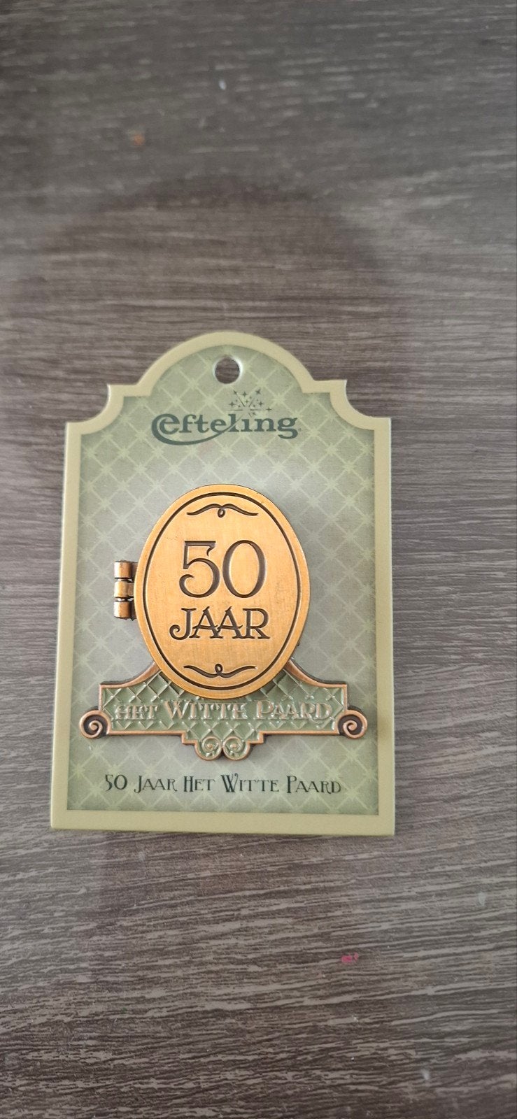 Efteling pin 50 jaar Het Witte Paard, Ophalen of Verzenden, Nieuw, Overige typen
