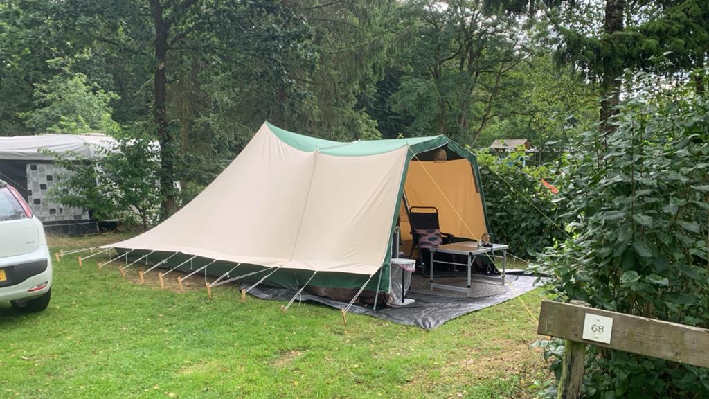 Stormtent | katoen | 4 personen, Ophalen, Gebruikt, Tot en met 4