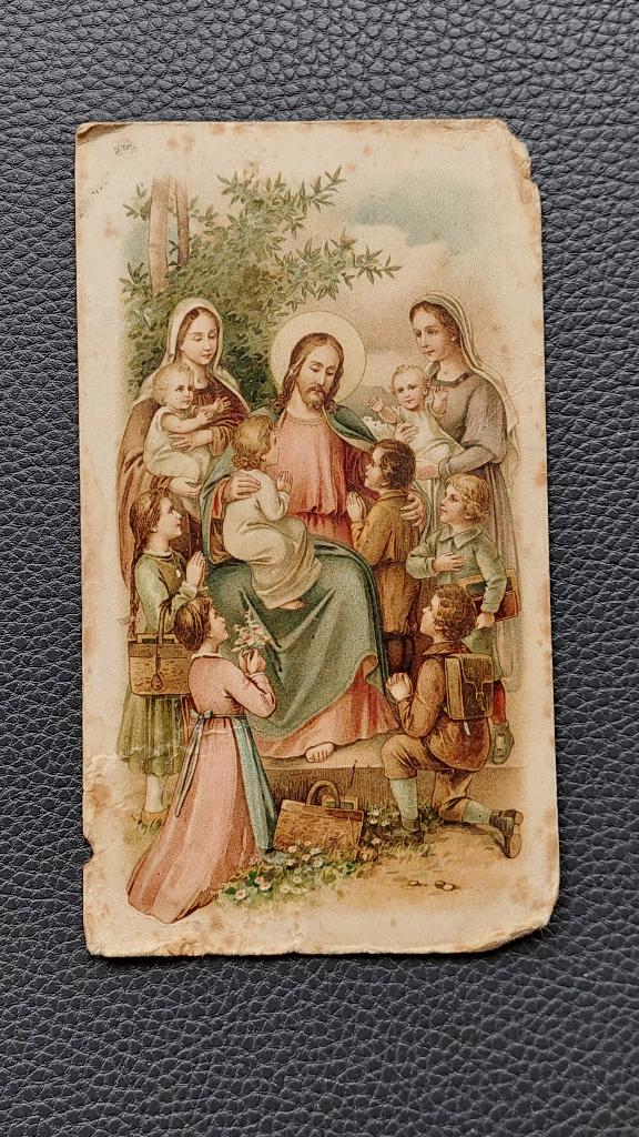 Bidprentje no 5680 Goddelijke kindervriend, Ophalen of Verzenden, Bidprentje