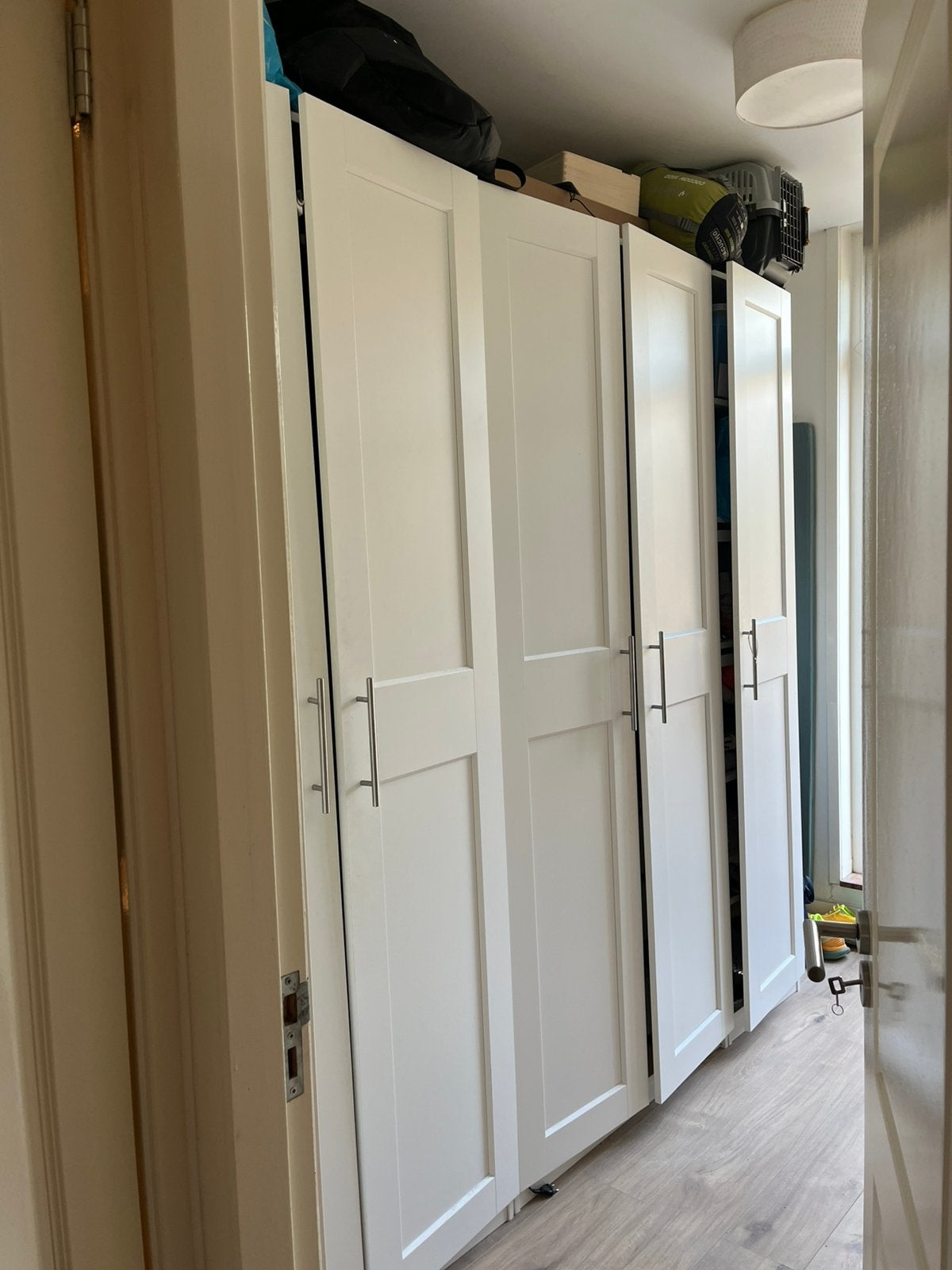 3 IKEA PAX kledingkasten complete inrichting | 31/08 - 5/09, Gebruikt, 200 cm of meer, 200 cm of meer, 50 tot 75 cm