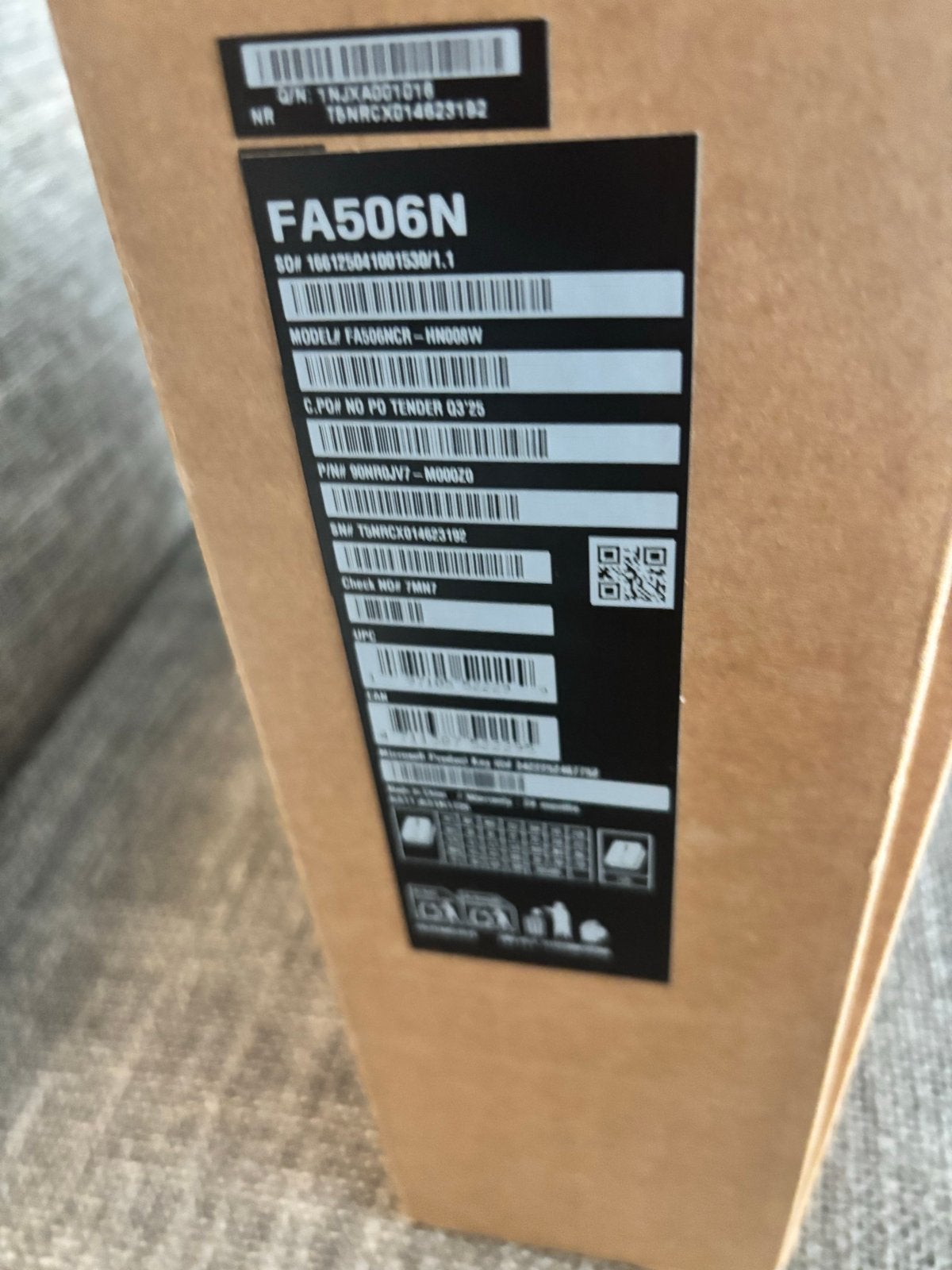 ASUS TUF Gaming A15 FA506N - Nieuw in doos, Ophalen, Met videokaart, Nieuw, Gaming