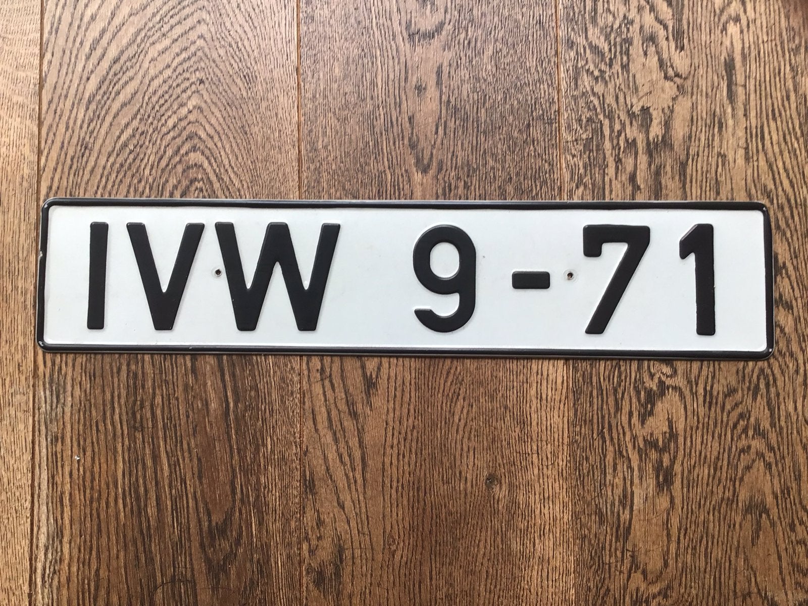 Kentekenplaat nummerplaat DDR, Ophalen of Verzenden, Gebruikt, Auto's
