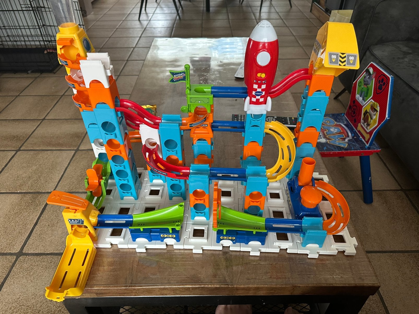 Vtech Marble Rush Rocket set, Ophalen, Zo goed als nieuw