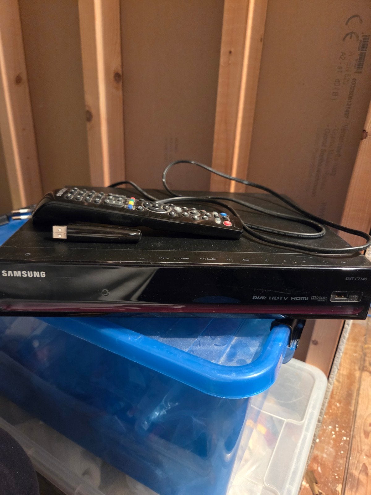 Samsung SMT-C7140 DVR HDTV Decoder met afstandsbediening, Ophalen of Verzenden, Gebruikt, Decoder