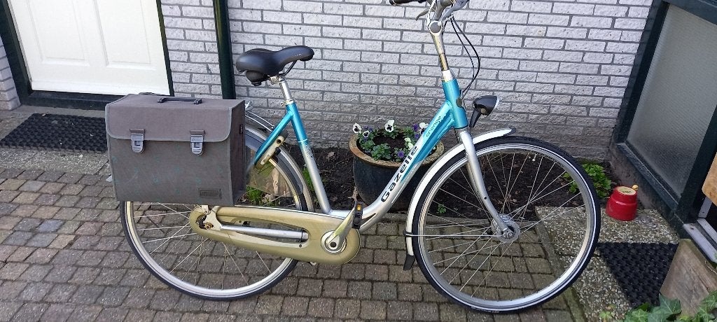 fiets, Fietsen en Brommers, Fietsen | Dames | Damesfietsen, 53 tot 56 cm, Versnellingen, Zo goed als nieuw, Trommelrem
