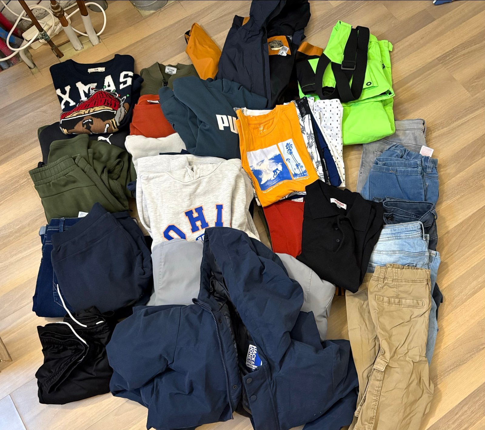 Kledingpakket Jongen Maat 158/164 (incl. 170) - 40+ stuks, Ophalen of Verzenden, Gebruikt, Jongen, Broek