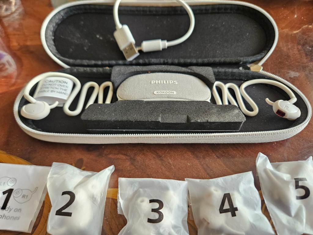 Philips Kokoon slaaphoofdtelefoon met oordopjes, Ophalen, Philips, Op oor (supra aural), Zo goed als nieuw
