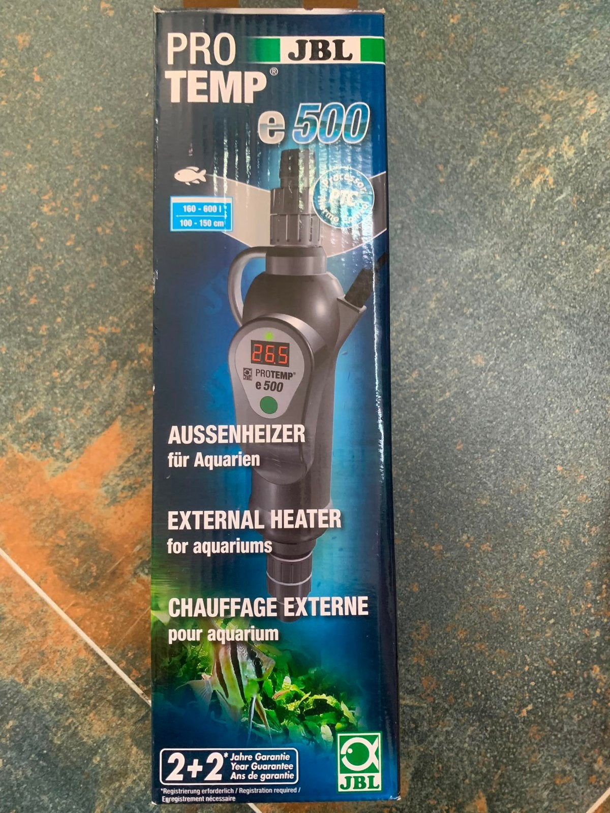 JBL Protemp e500 – Externe Aquarium Verwarming, Ophalen, Gebruikt, Verlichting of Verwarming, JBL