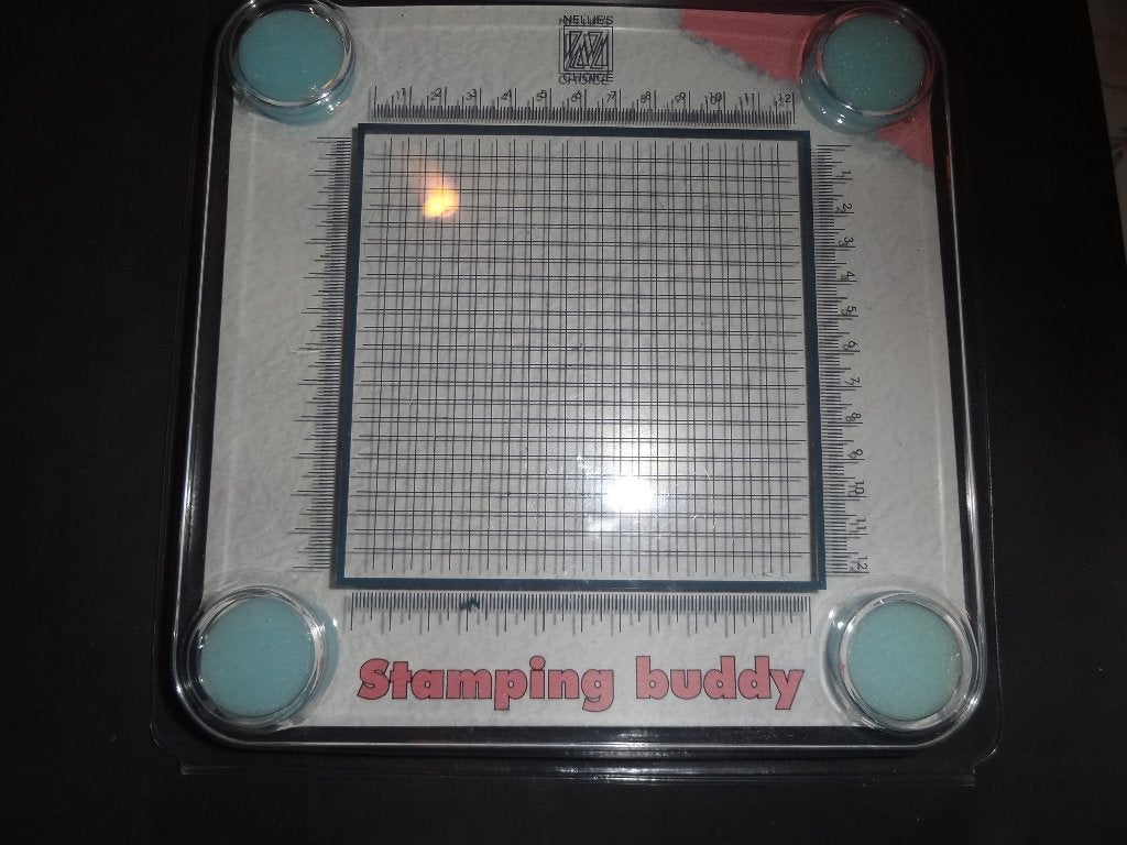 STB001 Acrylic Stamping Buddy *nieuw* hulp voor stempelen, Hobby en Vrije tijd, Stempelen, Ophalen of Verzenden, Nieuw, Clearstamp