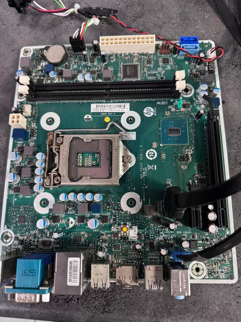 HP Prodesk moederbord, Computers en Software, Gebruikt, DDR4, Ophalen of Verzenden, Micro-ATX
