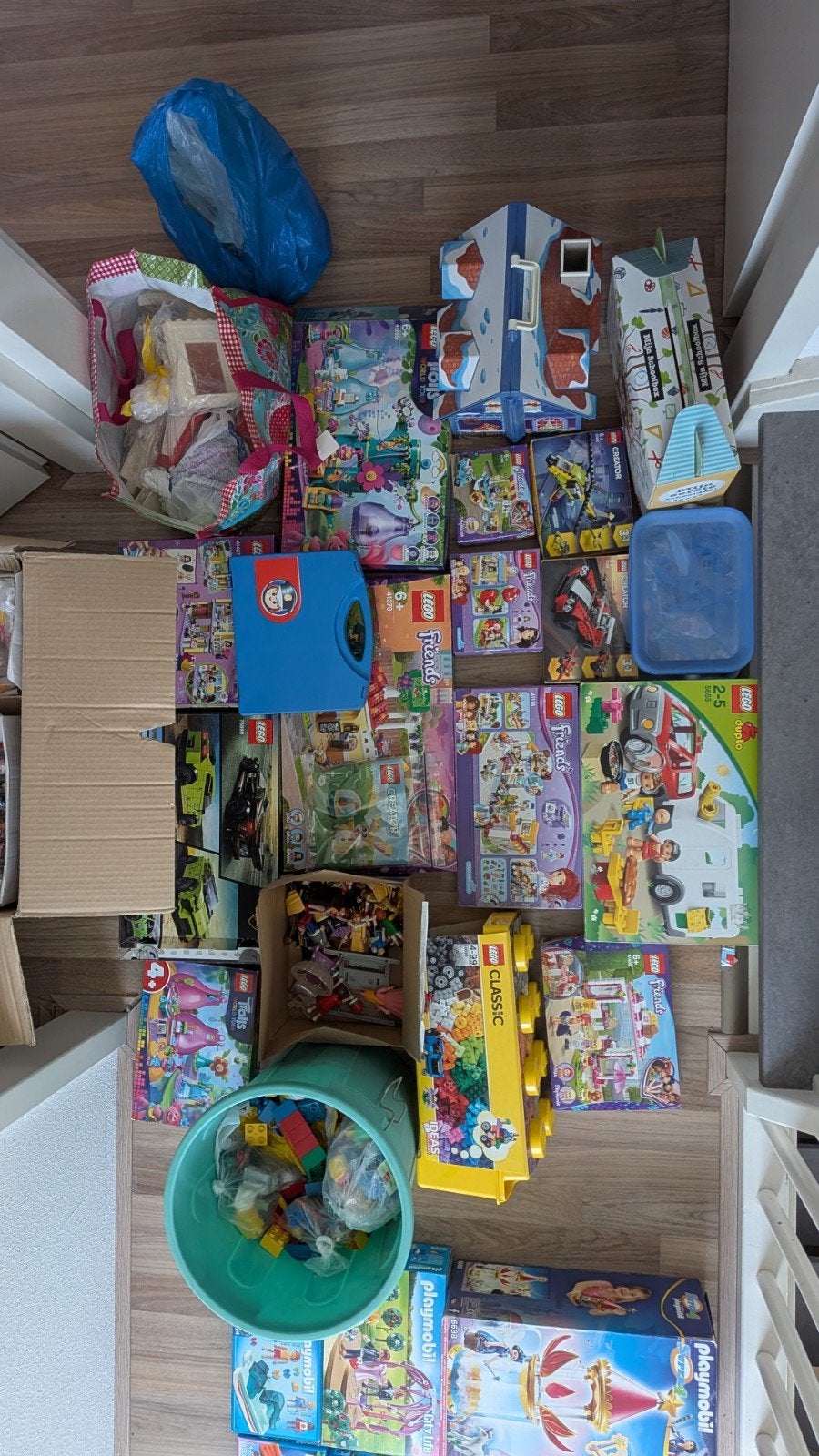 Grote partij LEGO en Playmobil speelgoed, Ophalen, Gebruikt