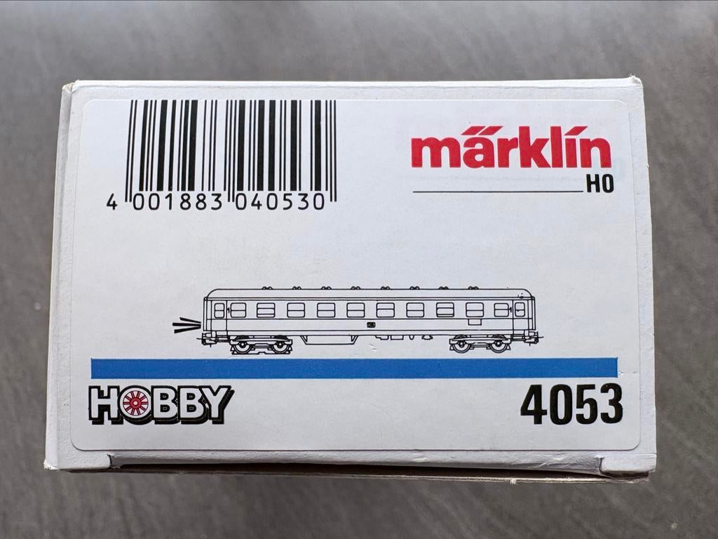 Märklin 4053 BD rijtuig met ovp en binnenverlichting, Hobby en Vrije tijd, Modeltreinen | H0, Wisselstroom, Wagon, Ophalen of Verzenden