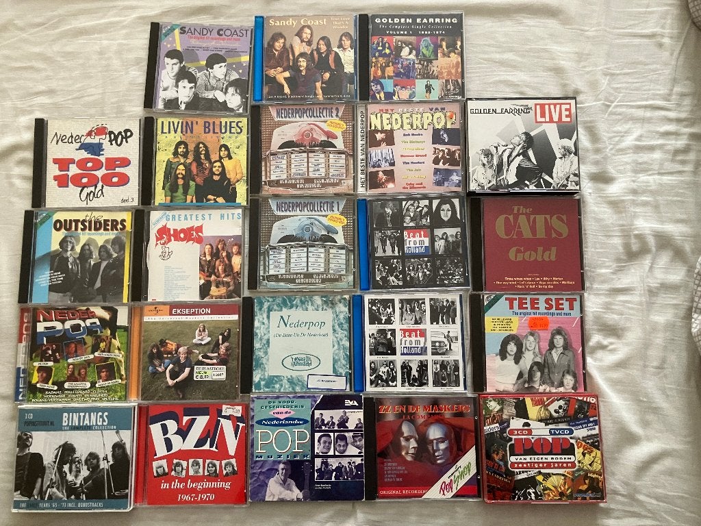 23 NEDERPOP CD'S, Ophalen of Verzenden, Gebruikt, Pop, Overige typen