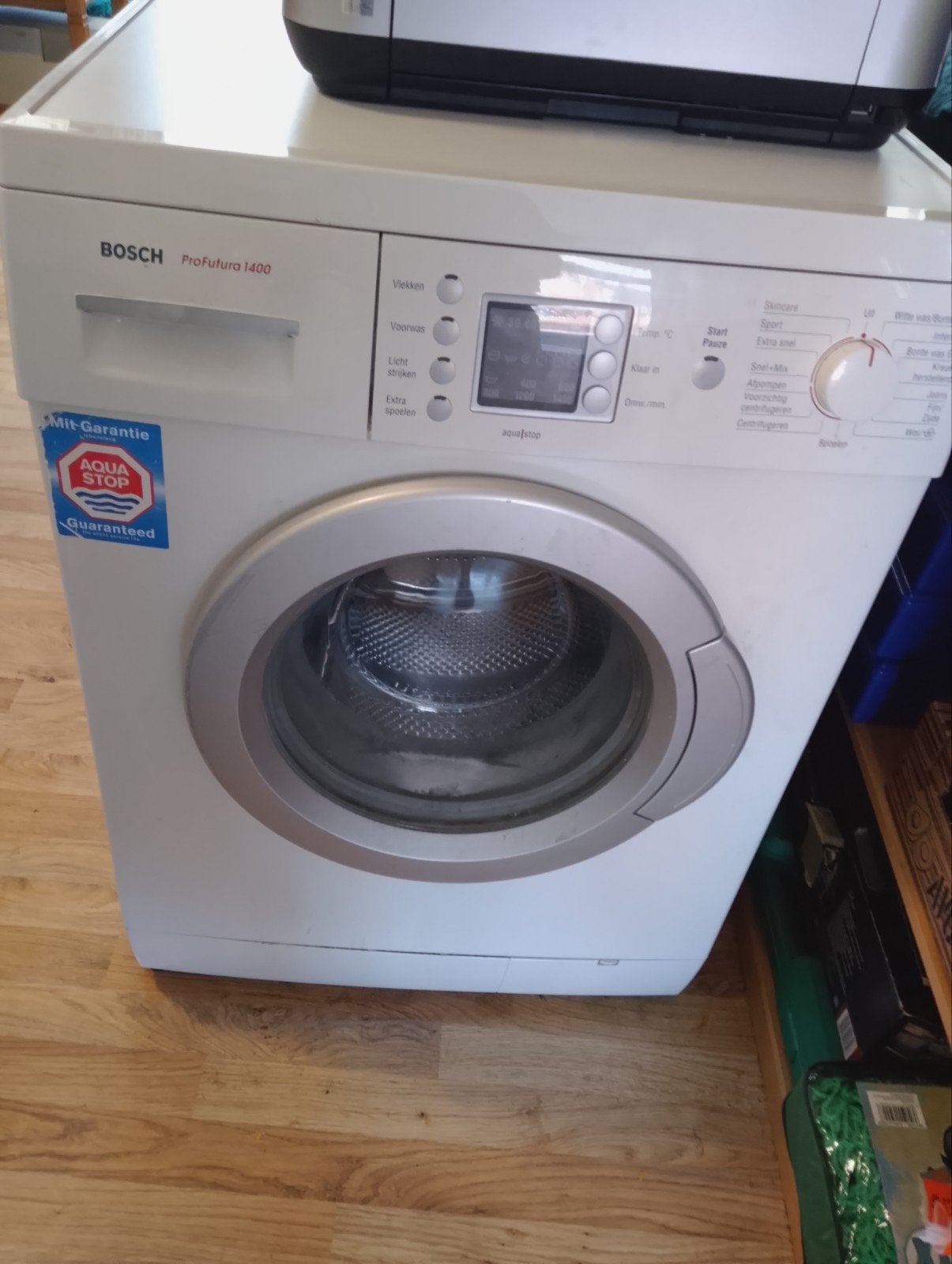 wasmachine, Ophalen, 1200 tot 1600 toeren, Gebruikt, Voorlader
