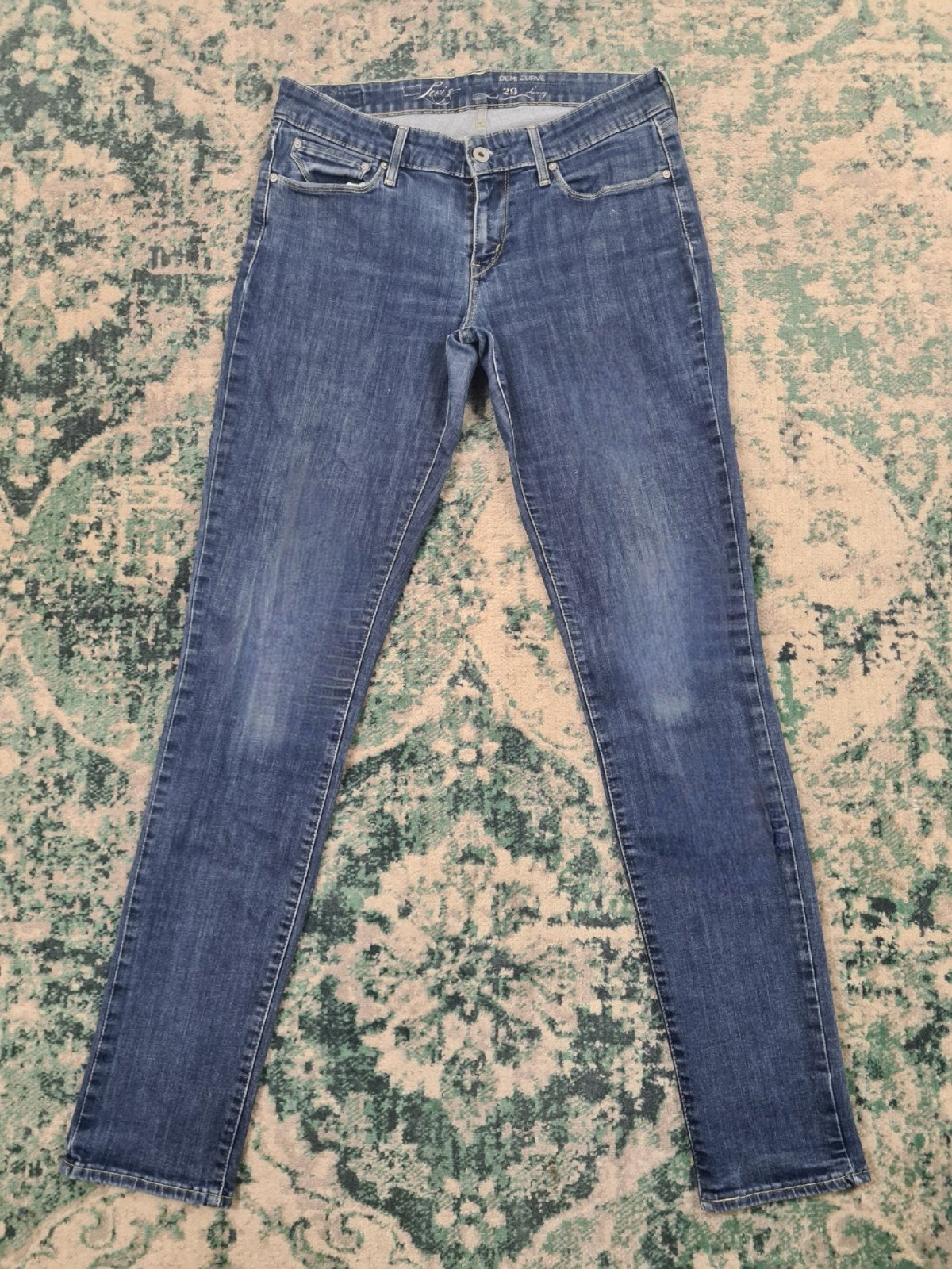 Levi's Denim curve skinny W29 L34 Dames Tulsi2934 Blauw, Blauw, Ophalen of Verzenden, Zo goed als nieuw, W28 - W29 (confectie 36)