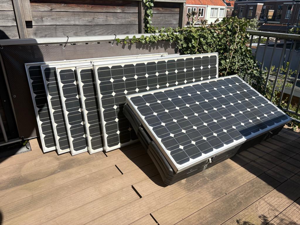 Sharp NT-R5E3E Zonnepanelen 6 stuks - 175Wp met bakken, Ophalen, Zo goed als nieuw, Overige typen