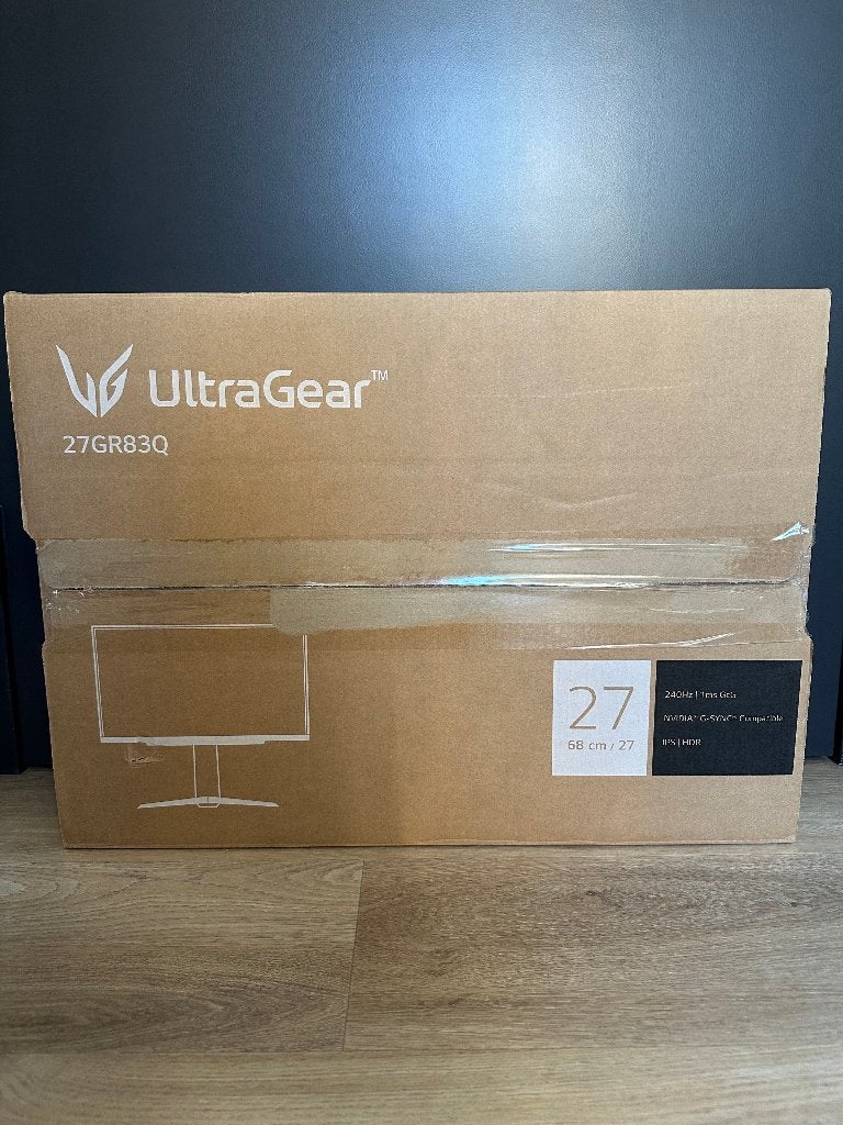 LG UltraGear 27GR83Q-B Gaming Monitor – 27" QHD IPS 240Hz, Computers en Software, Gaming, Lg ultragear, HDMI, IPS
