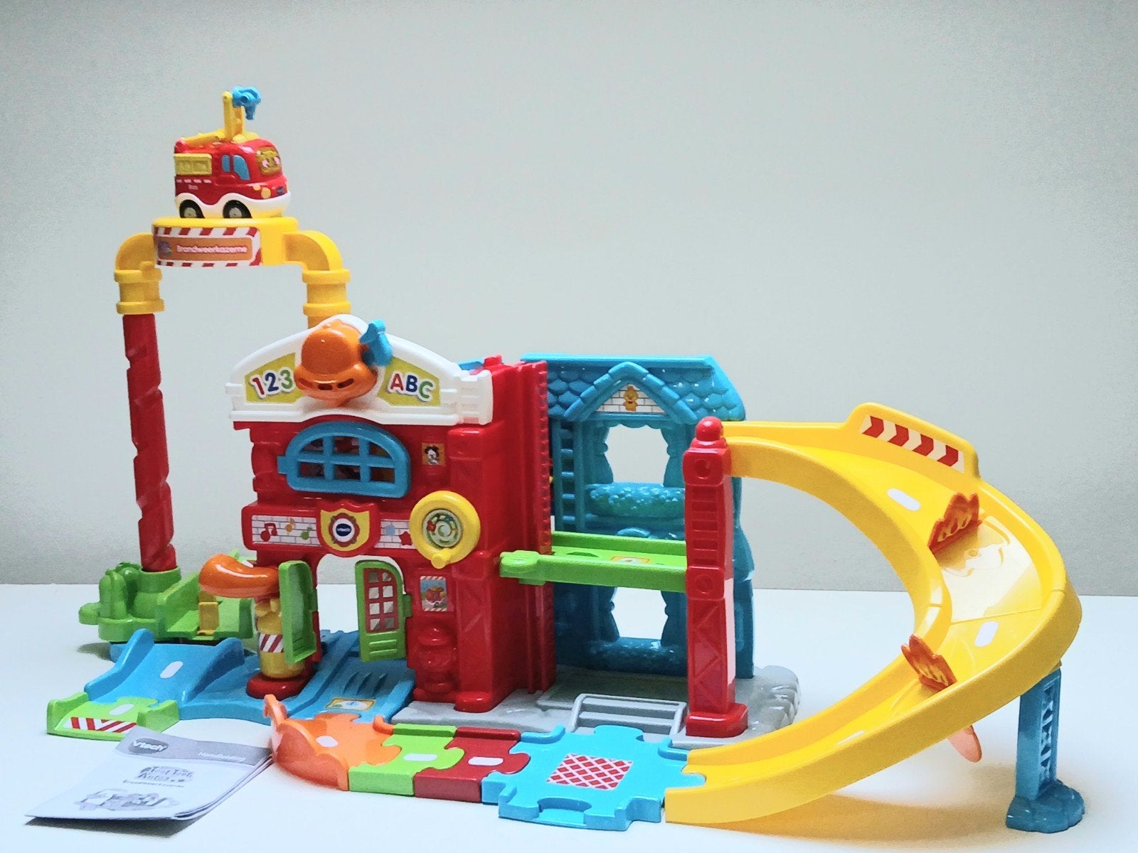 🍀 VTech Toet Toet Auto's Brandweerkazerne Brandweerauto Bas, Ophalen of Verzenden, Nieuw, Auto