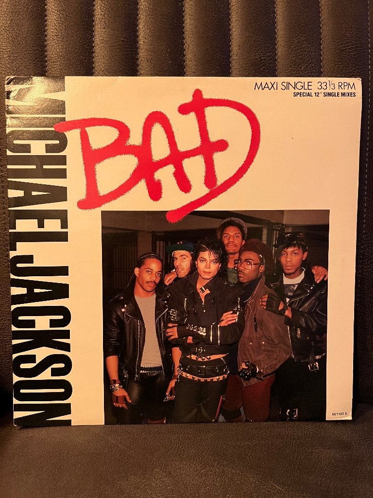 Michael Jackson - Bad (12"), Cd's en Dvd's, Vinyl | Pop, LP, Gebruikt, Pop, Originele persing