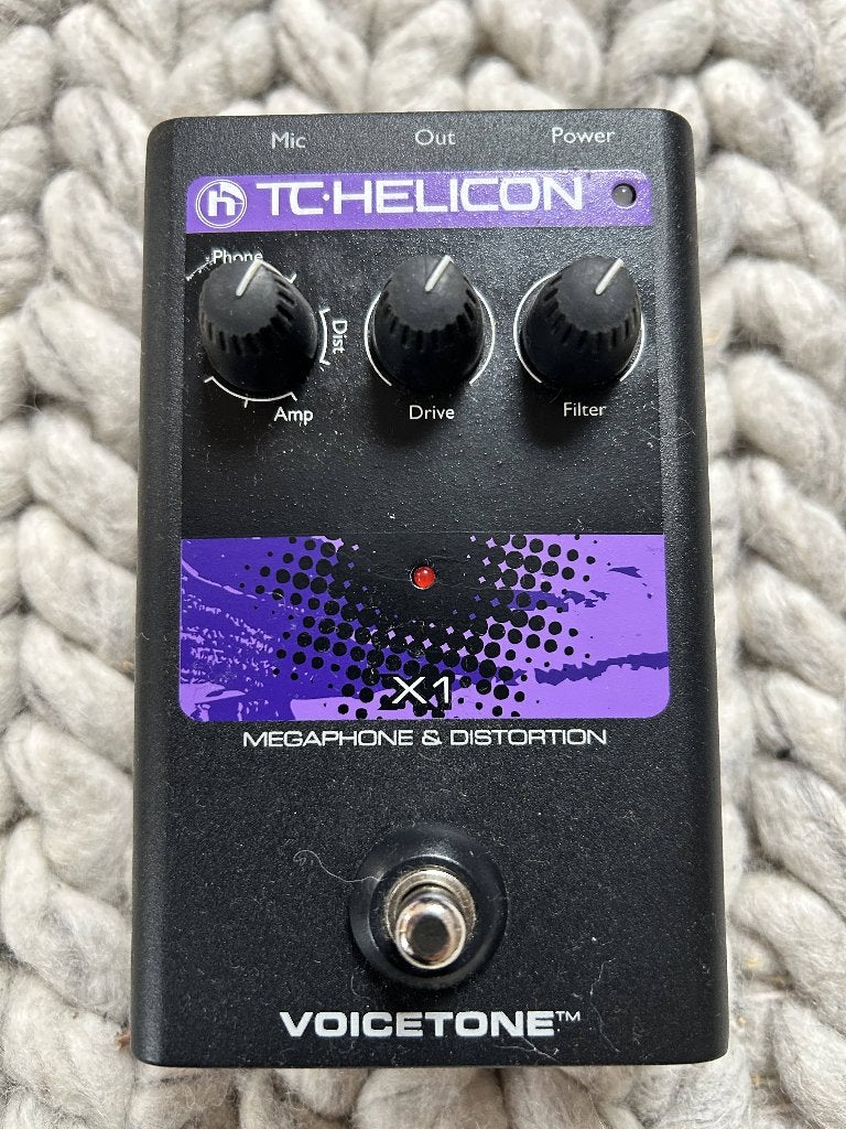 TC Helicon Voicetone X1 - Vocal Processor-pedaal, Ophalen of Verzenden, Zo goed als nieuw