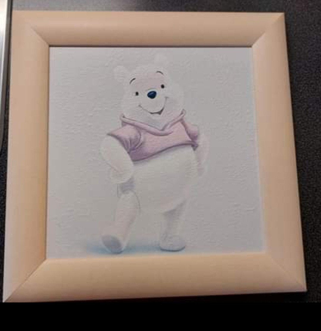 Winnie the pooh schilderijtje, Ophalen of Verzenden