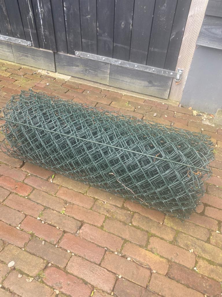 Tuingaas 12 meter, Tuin en Terras, Gaas en Draad, Ophalen, Gebruikt, 10 tot 20 meter, Gaas