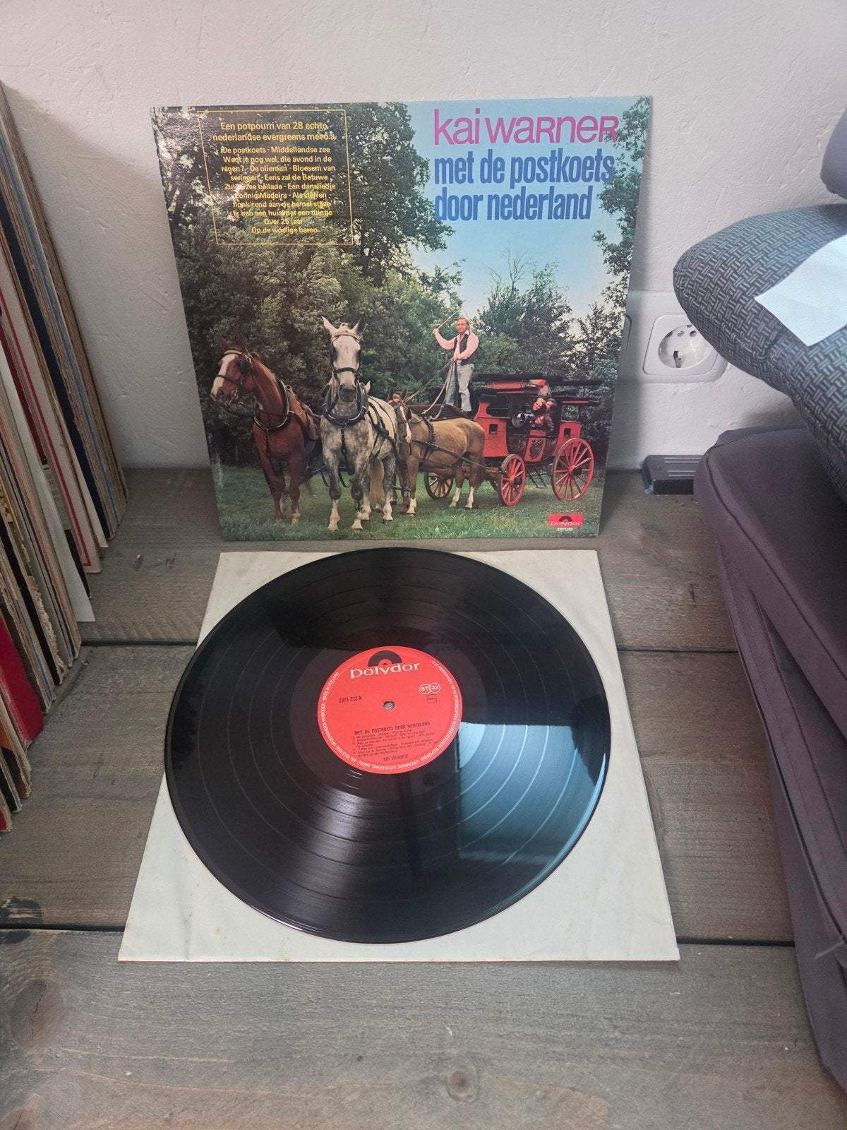 Kai Warner - Met de postkoets door Nederland LP, Gebruikt, Ophalen of Verzenden, 1970 - 1979, 12 inch