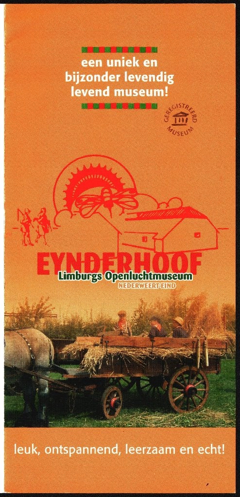 vouwblad openluchtmuseum Eynderhoof (VB 9), Ophalen of Verzenden