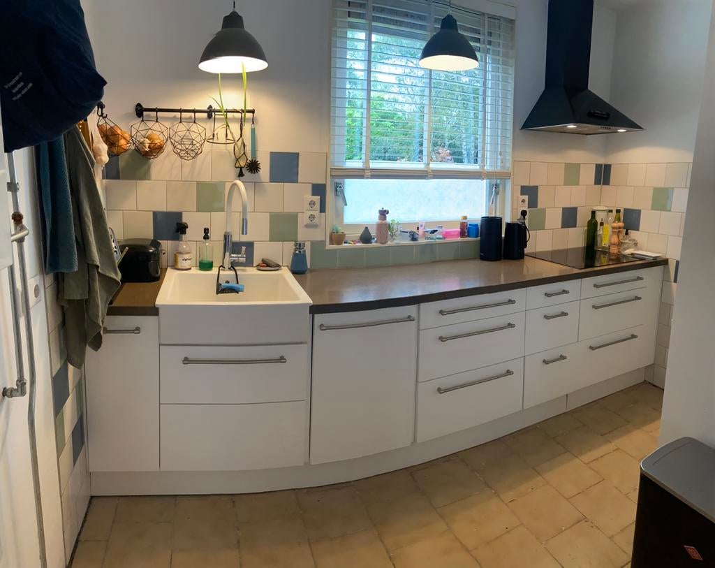 Ikea FAKTUM ABSTRAKT hoogglans witte keuken., Huis en Inrichting, Ophalen, Gebruikt, Wit, 50 tot 100 cm