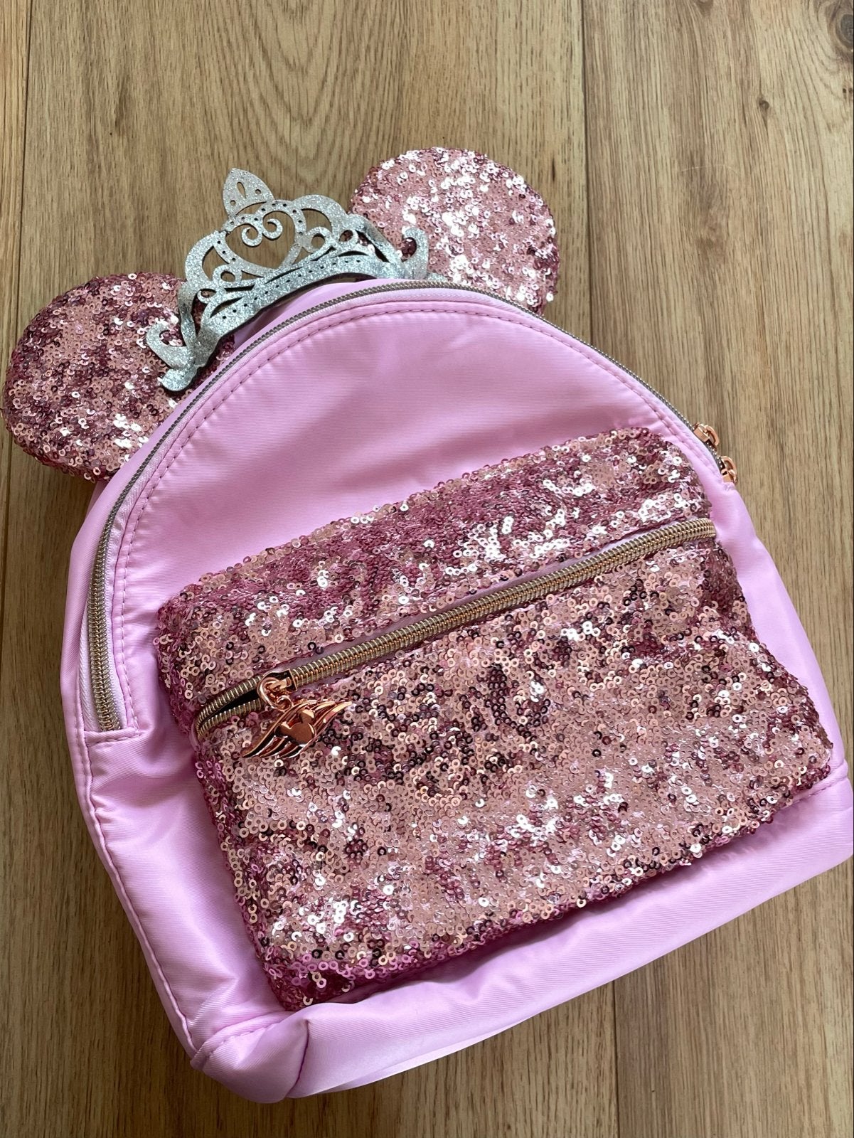 Disney Minnie Mouse Rugzak Roze met Pailletten, Ophalen of Verzenden, Nieuw, Roze, Overige typen