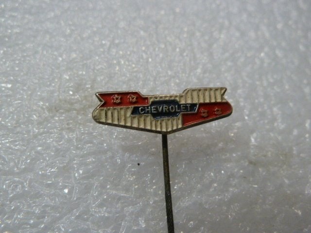 Vintage Chevrolet Speldje - Klassiek Auto Merk Pin, Ophalen of Verzenden, Gebruikt, Merk, Speldje of Pin