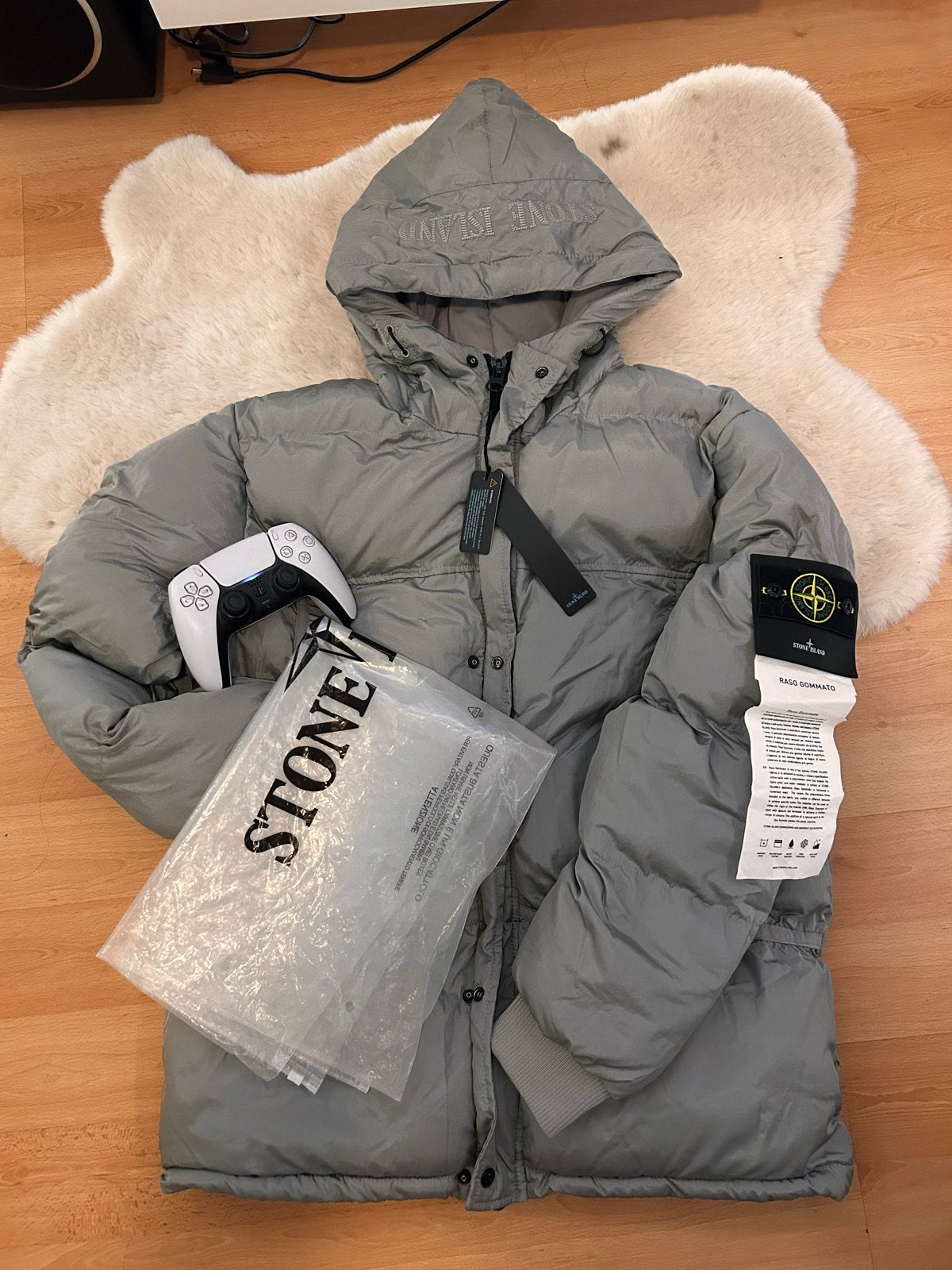 Stone Island Puffer Jas - Nieuw met labels, Ophalen of Verzenden, Nieuw, Maat 52/54 (L), Grijs
