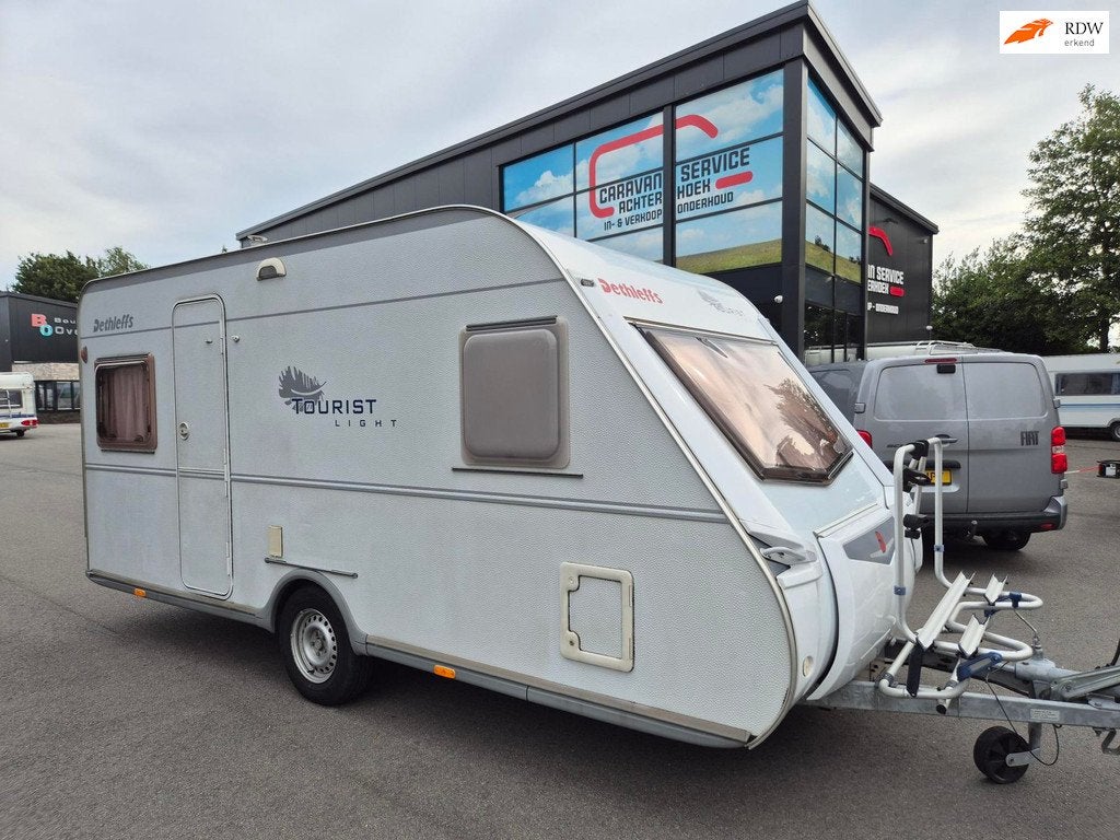 Dethleffs 450 Tourist Light bj. 2006 TOP staat ! met nette V, Caravans en Kamperen, Caravans, Rondzit, Bedrijf, Ringverwarming