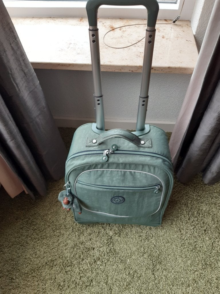 Koffer reiskoffer kipling trolley nieuw handbagage, Ophalen, Overige materialen, Wieltjes, Nieuw