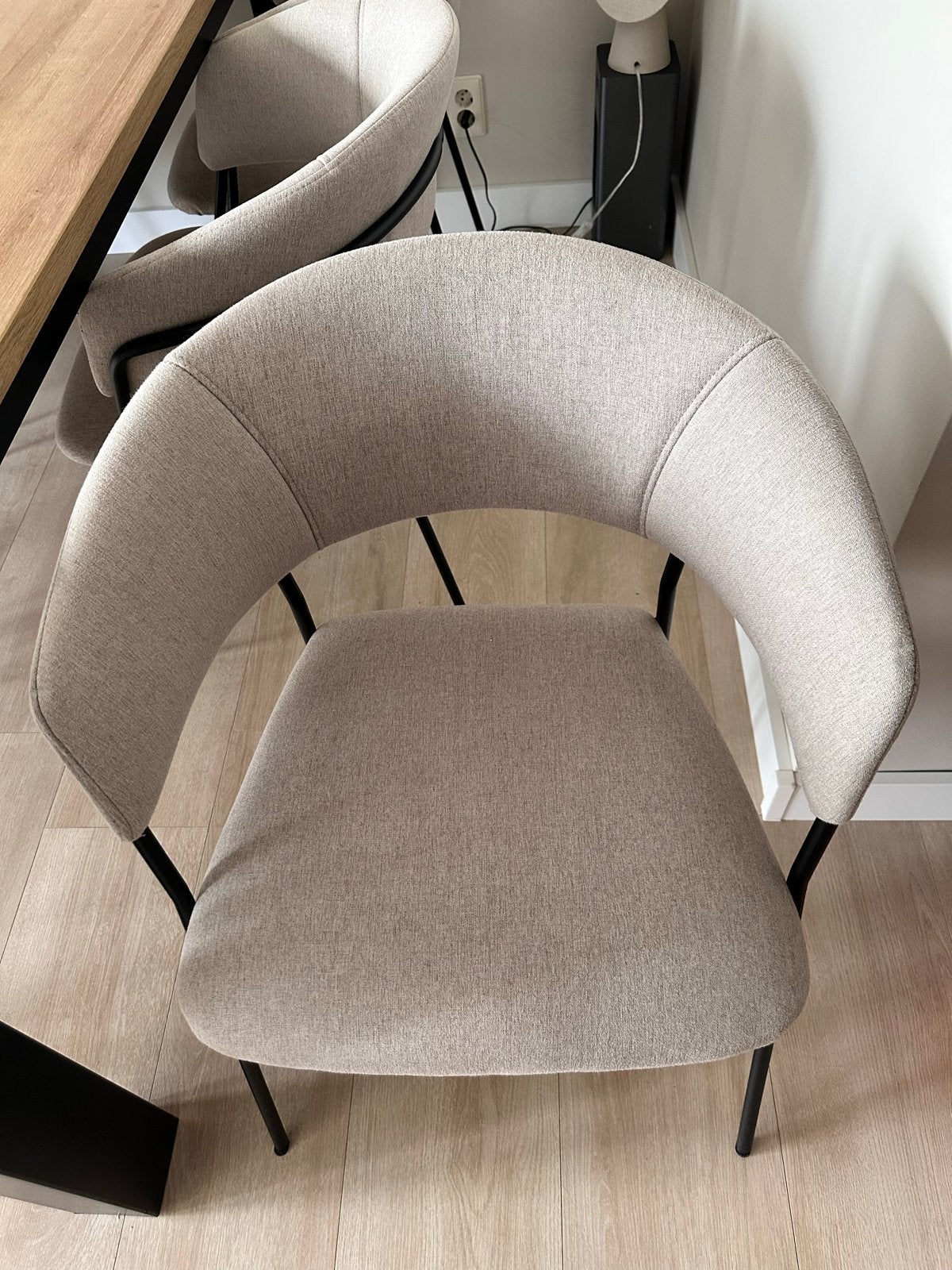 Moderne stoel - 60 x 45 x 80 cm, Ophalen, Gebruikt, Overige kleuren, Stof