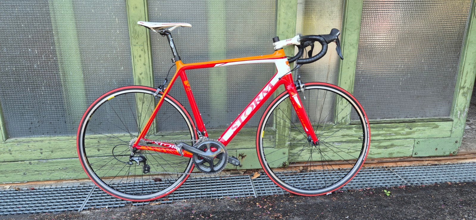 STORM Carbon Racefiets Maat 56 cm, 28 inch, Velgrem, Zo goed als nieuw, Meer dan 20 versnellingen