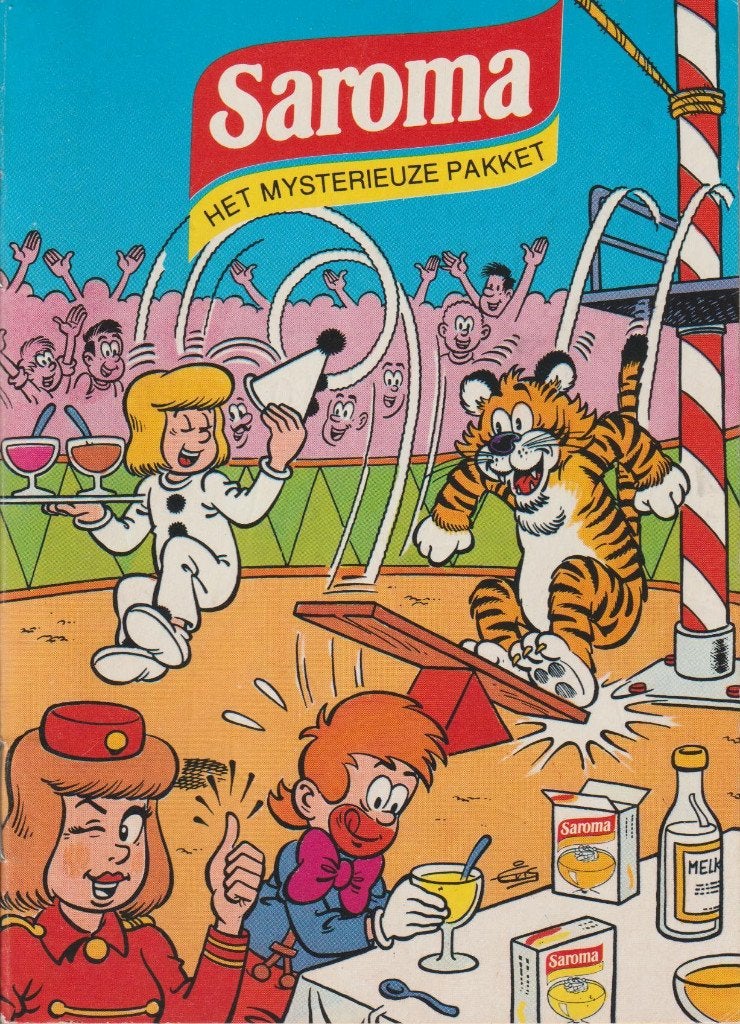 Saroma Stripboekje 1989, Verzamelen, Merken en Reclamevoorwerpen, Ophalen of Verzenden, Zo goed als nieuw, Overige typen