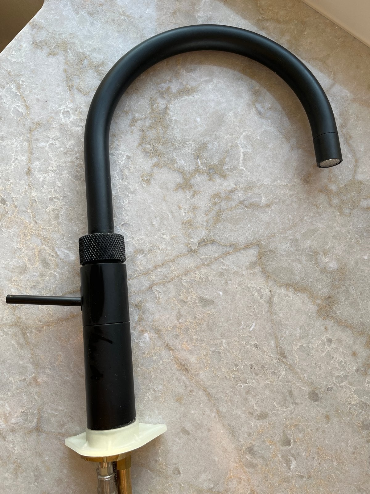 Quooker Mat Zwarte Keukenkraan, Ophalen, Minder dan 50 cm, Zwart, Zo goed als nieuw