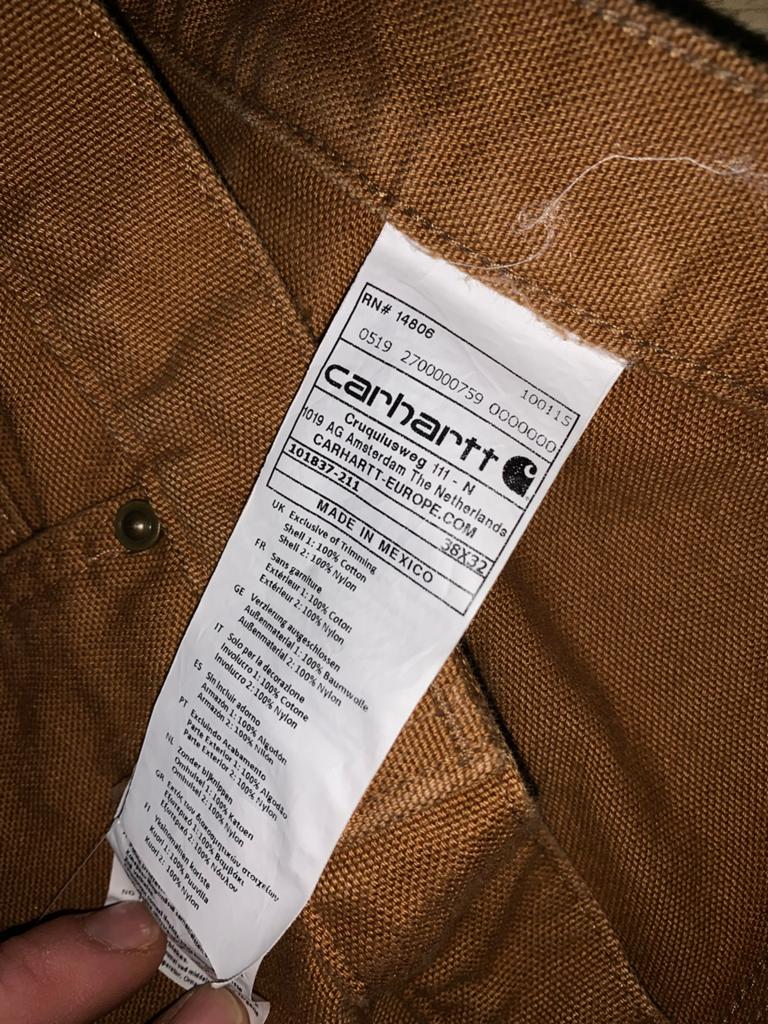 Carhartt Cargo Broek nieuw  met labels maat 38/32, Ophalen of Verzenden, Nieuw, Overige kleuren, W36 - W38 (confectie 52/54)