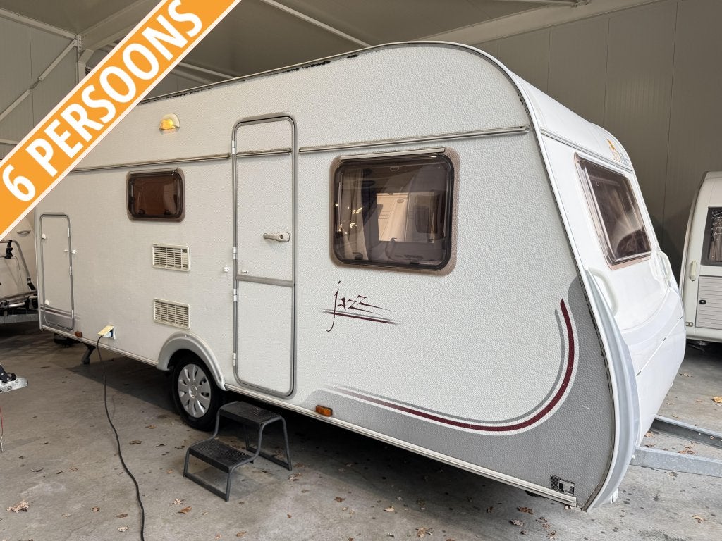 Sun-Roller Jazz 490 KMF / 6 persoons / voortent, Caravans en Kamperen, Overige merken, Bedrijf, Treinzit, 750 - 1000 kg
