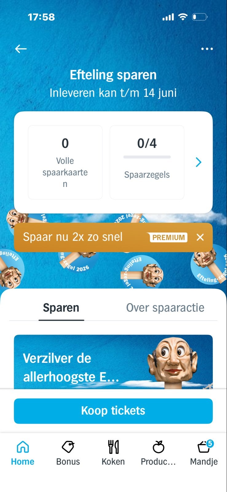 Efteling spaarzegels (0/4) - Spaaractie, Ophalen, Overige soorten, Zegels, Bonnen of Punten