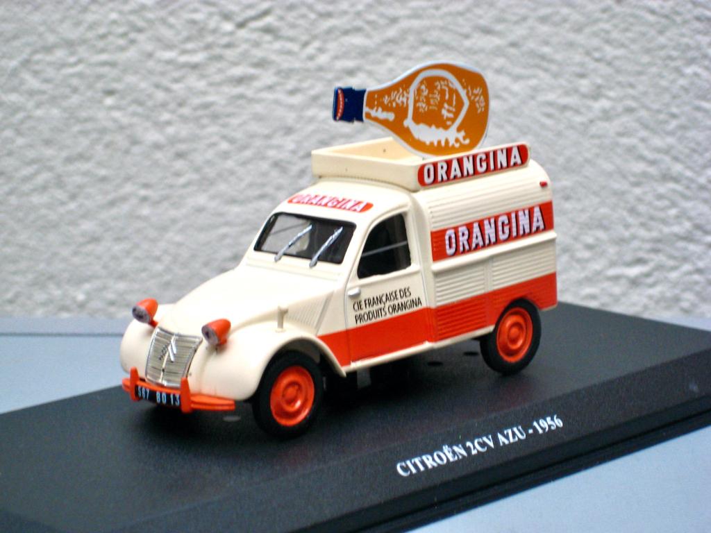 Citroen 2CV AZU 1956 Orangina Altaya Utilitaires 1:43, Ophalen of Verzenden, Nieuw, Auto, Overige merken
